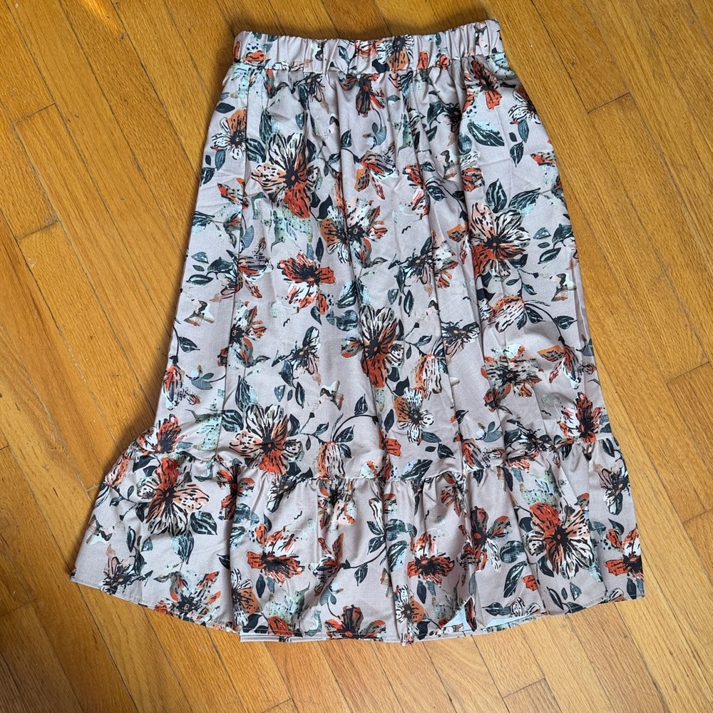 Floral Print Women's Skirt